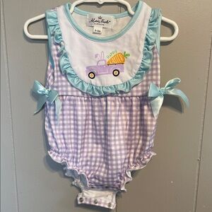 Marie Nicole Kids Easter Matching Set - Purple and Blue